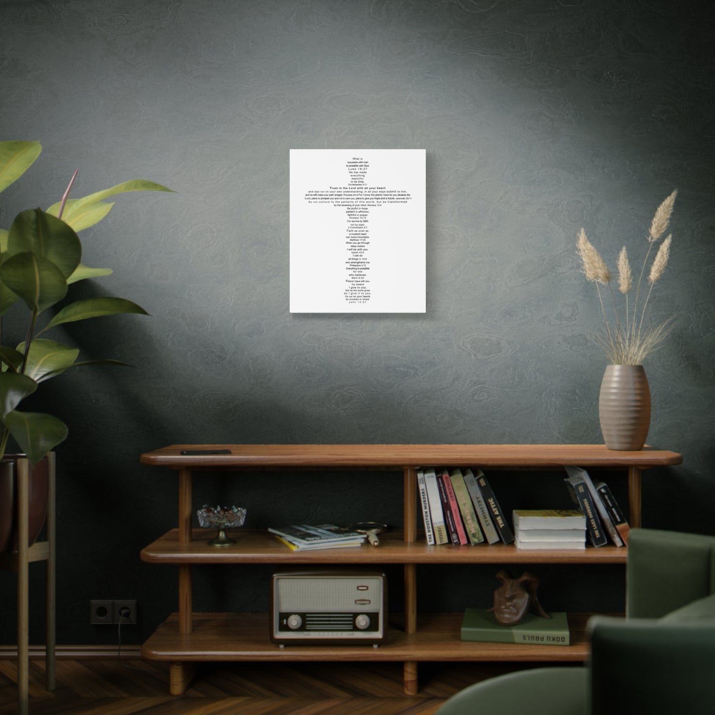 The Challenge Cross - Unframed Canvas Wall Art