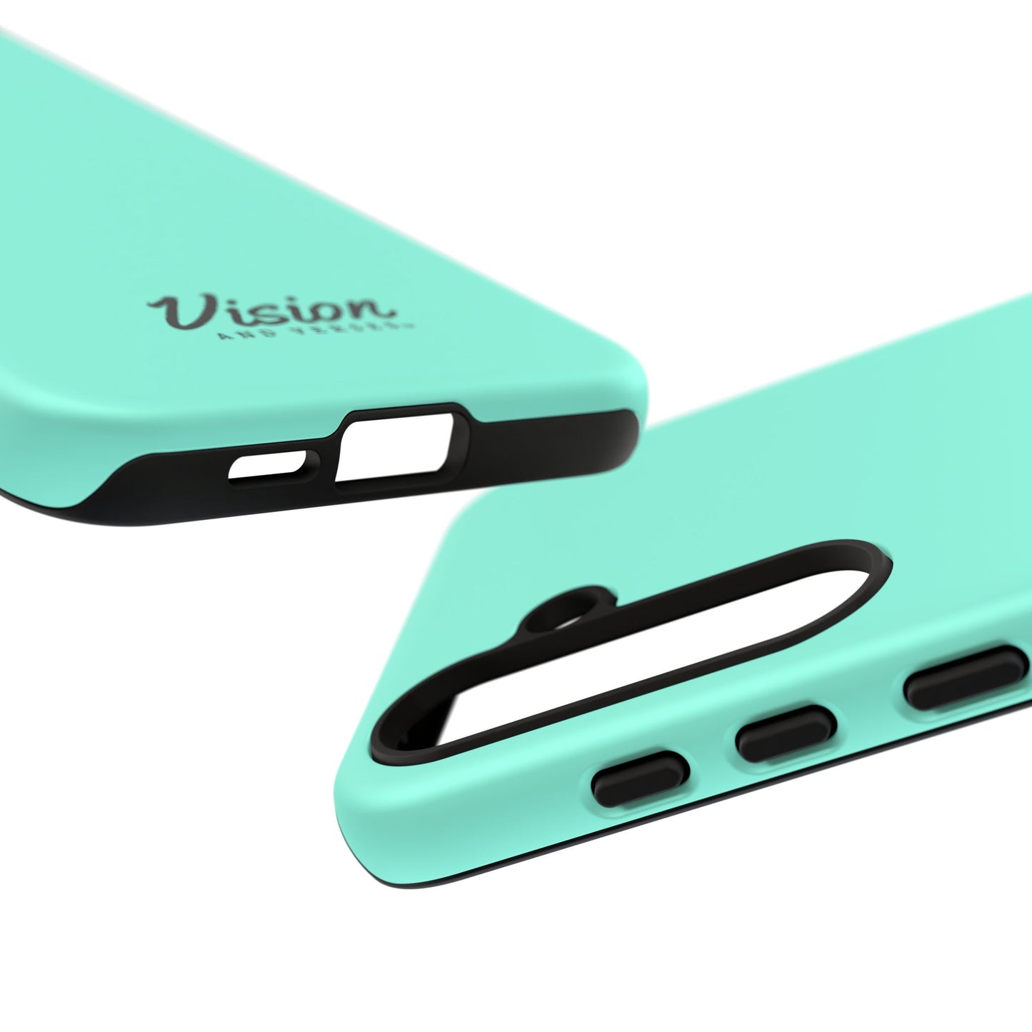 Aquamarine Vision and Verses Tough Phone Case