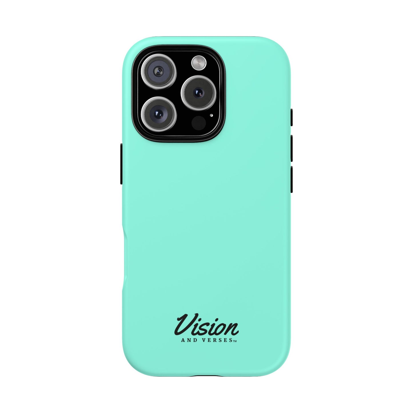 Aquamarine Vision and Verses Tough Phone Case