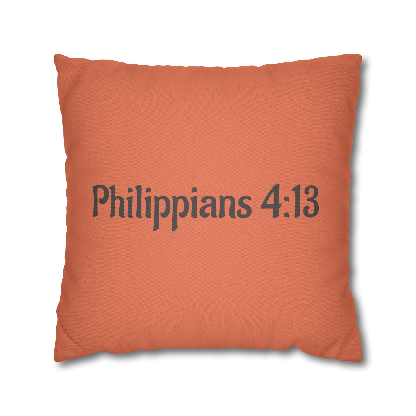 Charming Scripture Pillowcase (Philippians 4:13)