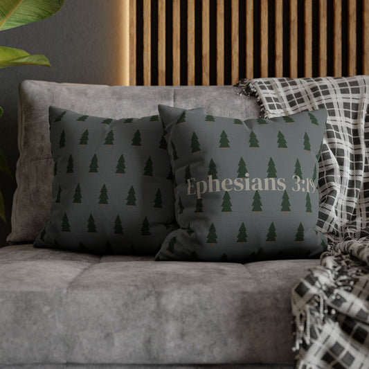 Charming Forest Pillowcase (Ephesians 3:19)