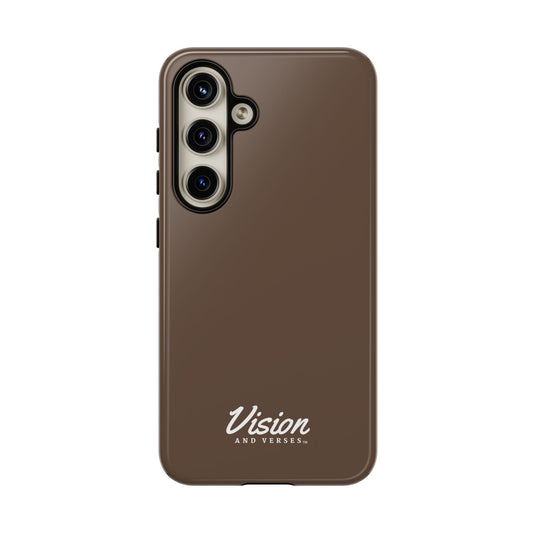 Brown Vision and Verses Tough Phone Case