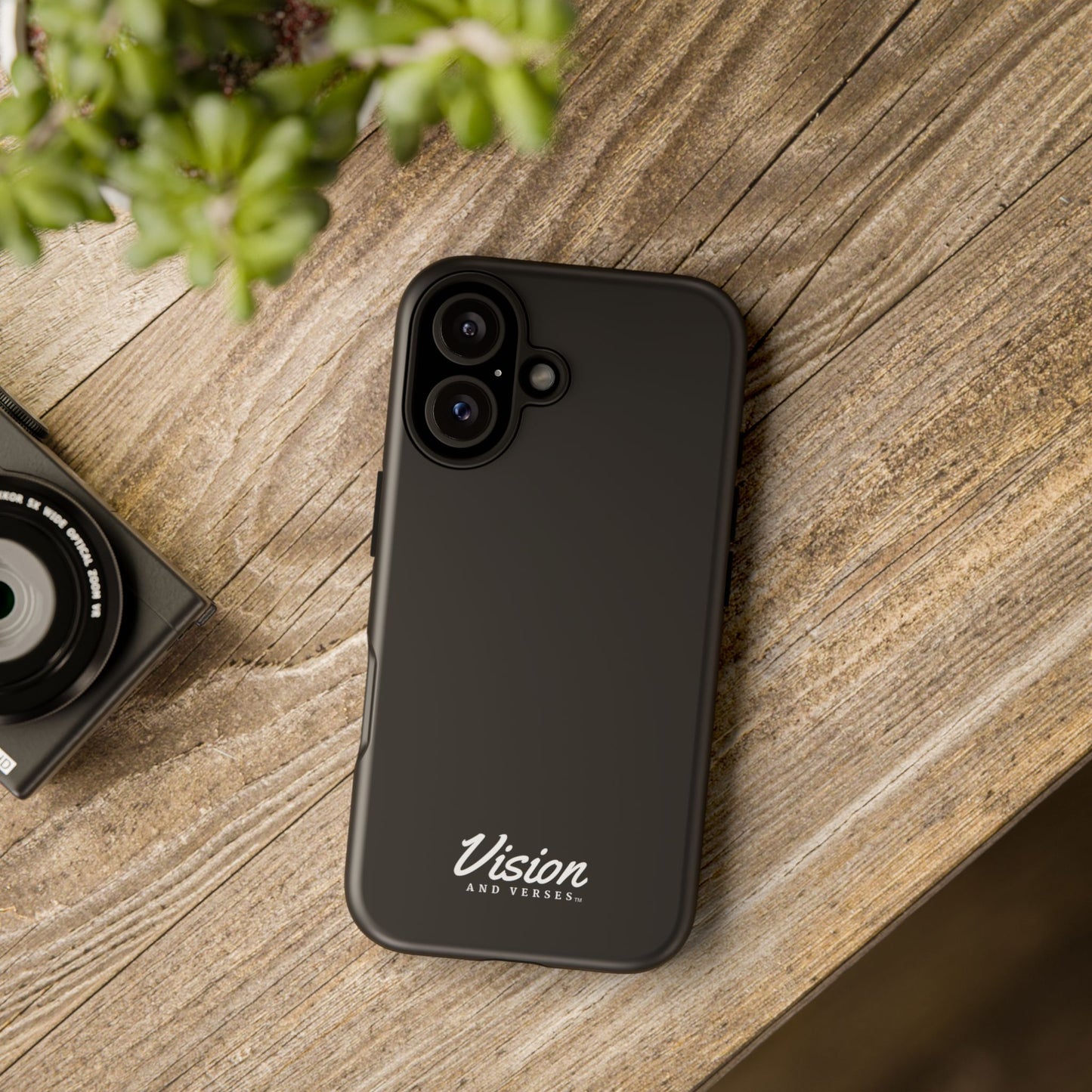 Black Vision and Verses Tough Phone Case