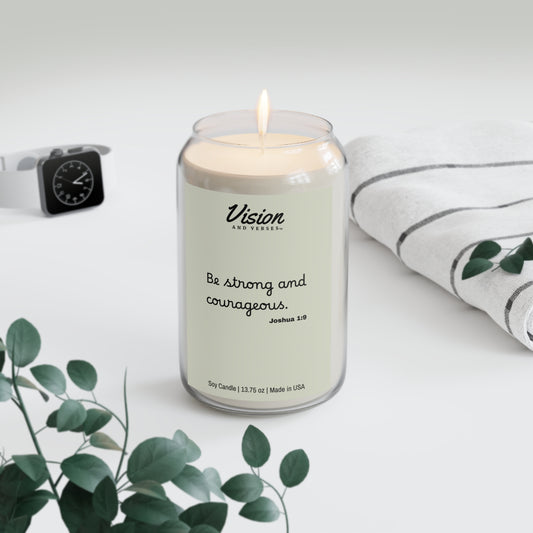 Joshua 1:9 | Scripture Scented Soy Candle (13.75oz)