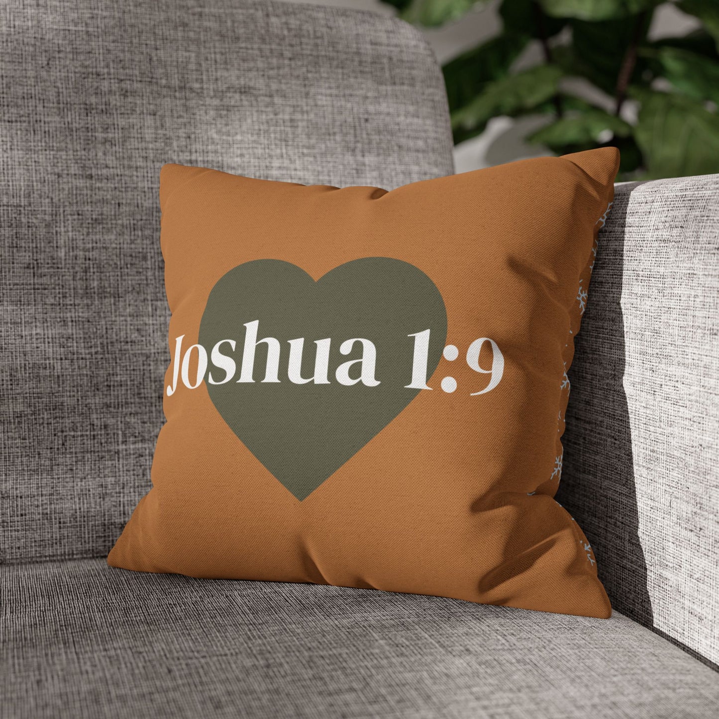 Charming Polar Pillowcase (Joshua 1:9)