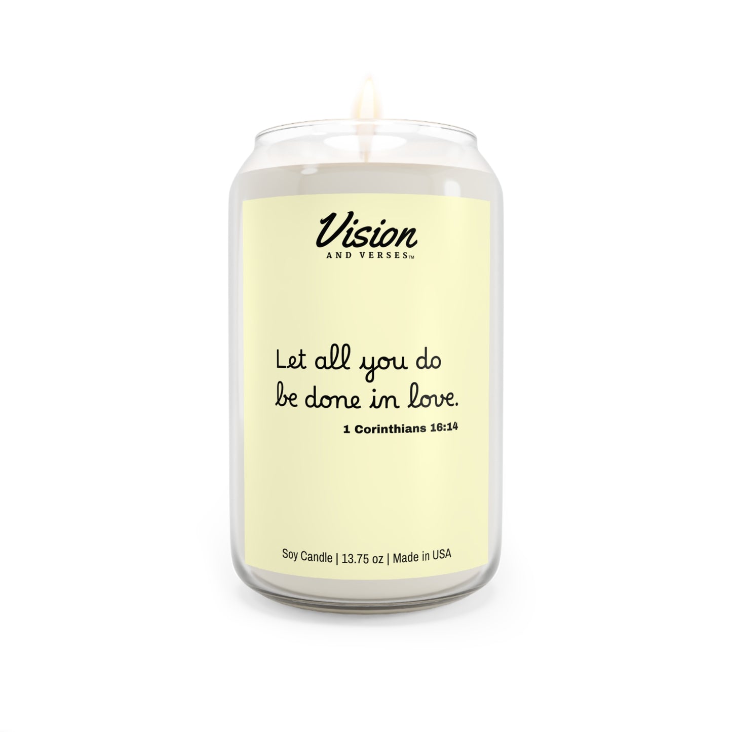 1 Corinthians 16:14 | Scripture Scented Soy Candle (13.75oz)