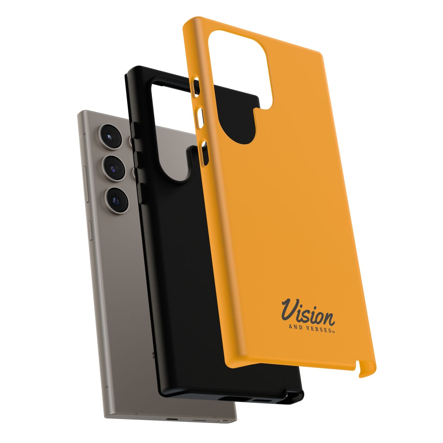 Orange Vision and Verses Tough Phone Case