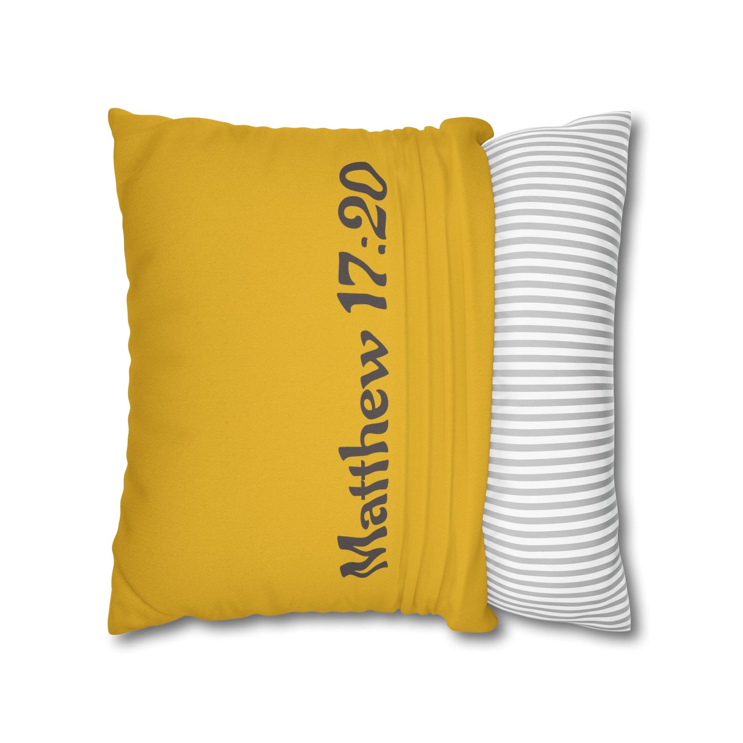 Charming Scripture Pillowcase (Matthew 17:20)