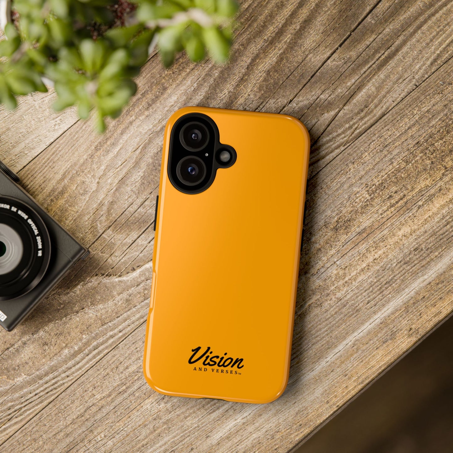 Orange Vision and Verses Tough Phone Case