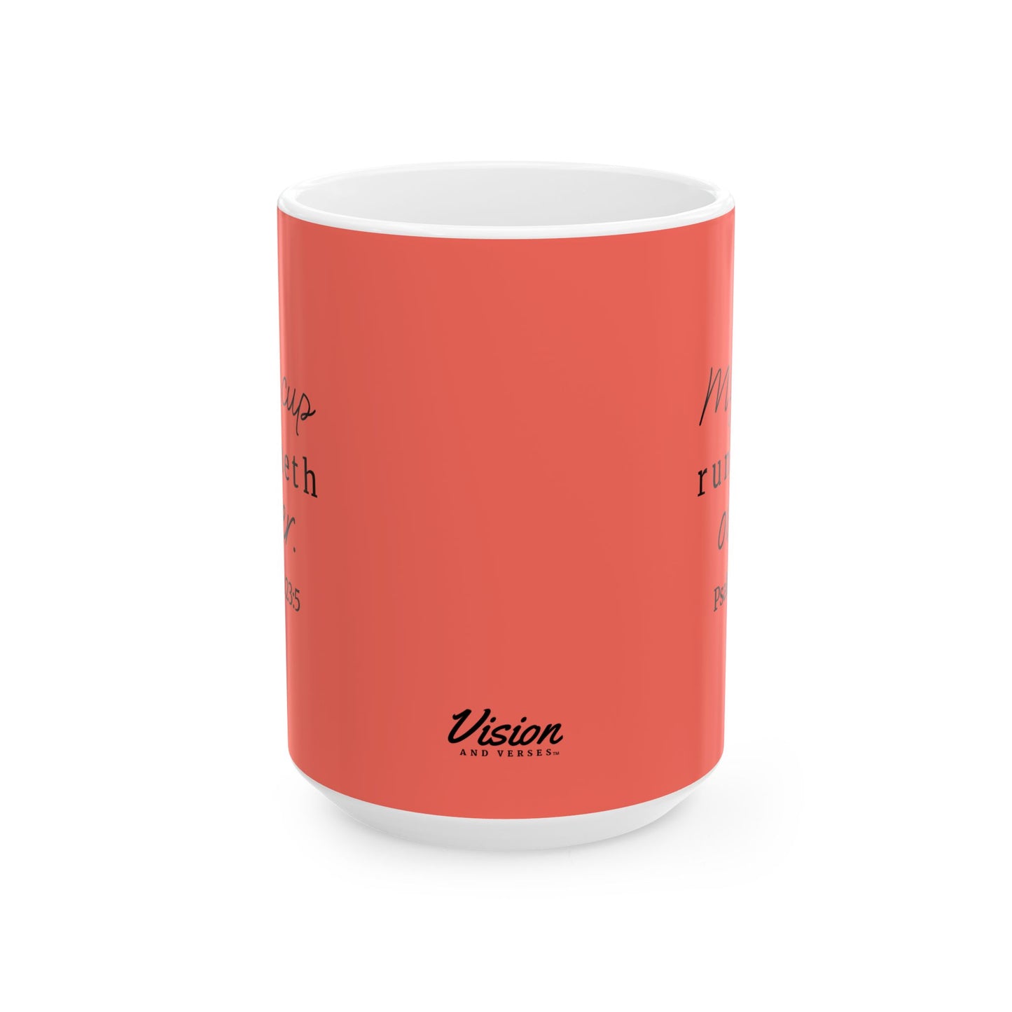 *NEW* Inspirational Ceramic Mug (11oz, 15oz) | Psalm 23:5
