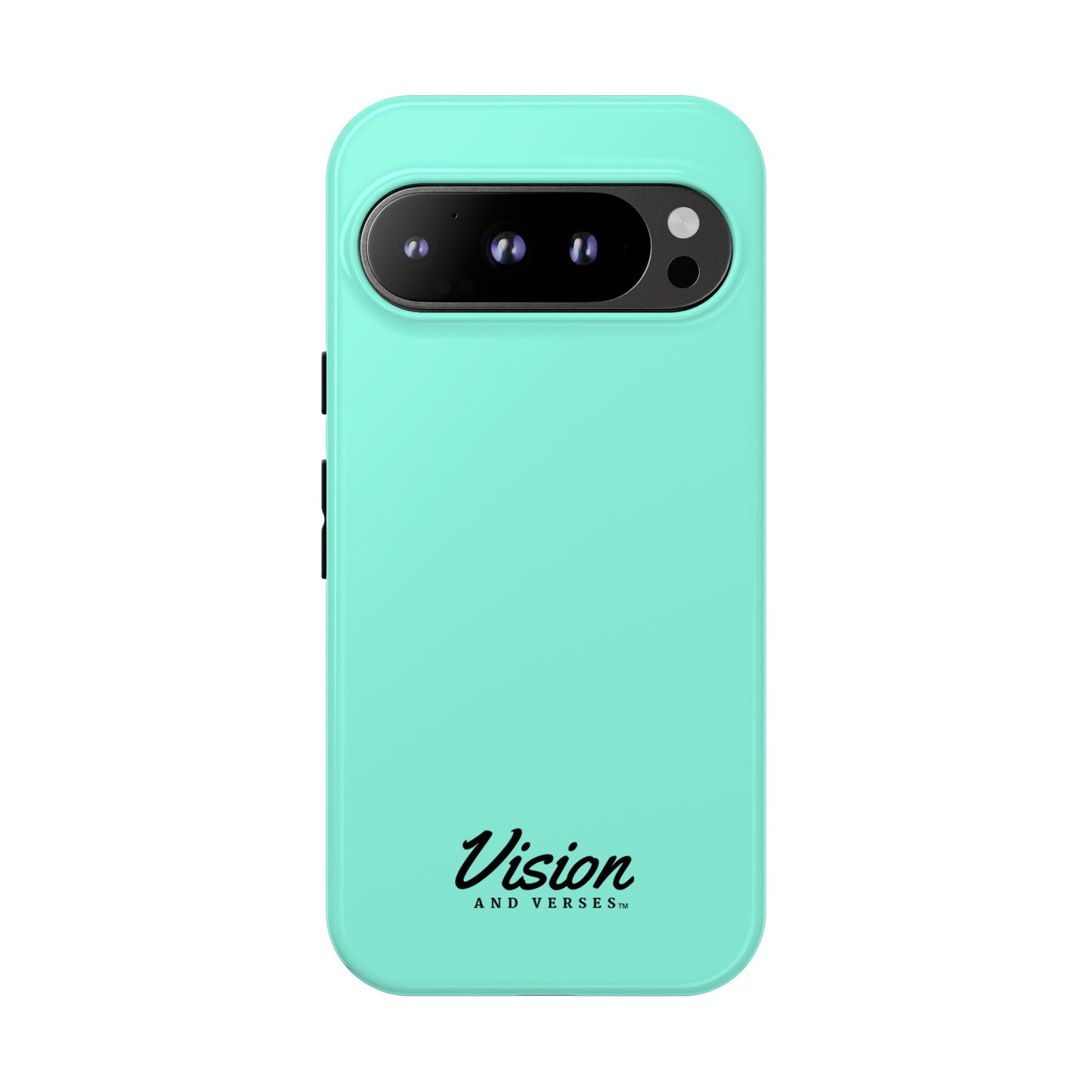 Aquamarine Vision and Verses Tough Phone Case