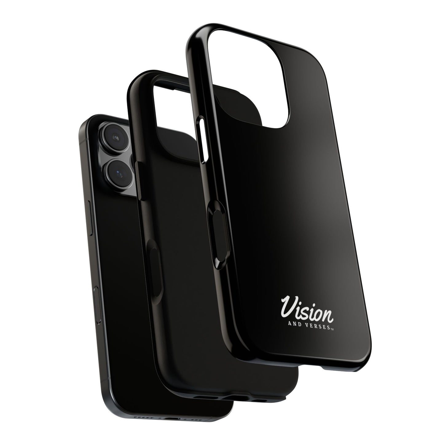 Black Vision and Verses Tough Phone Case