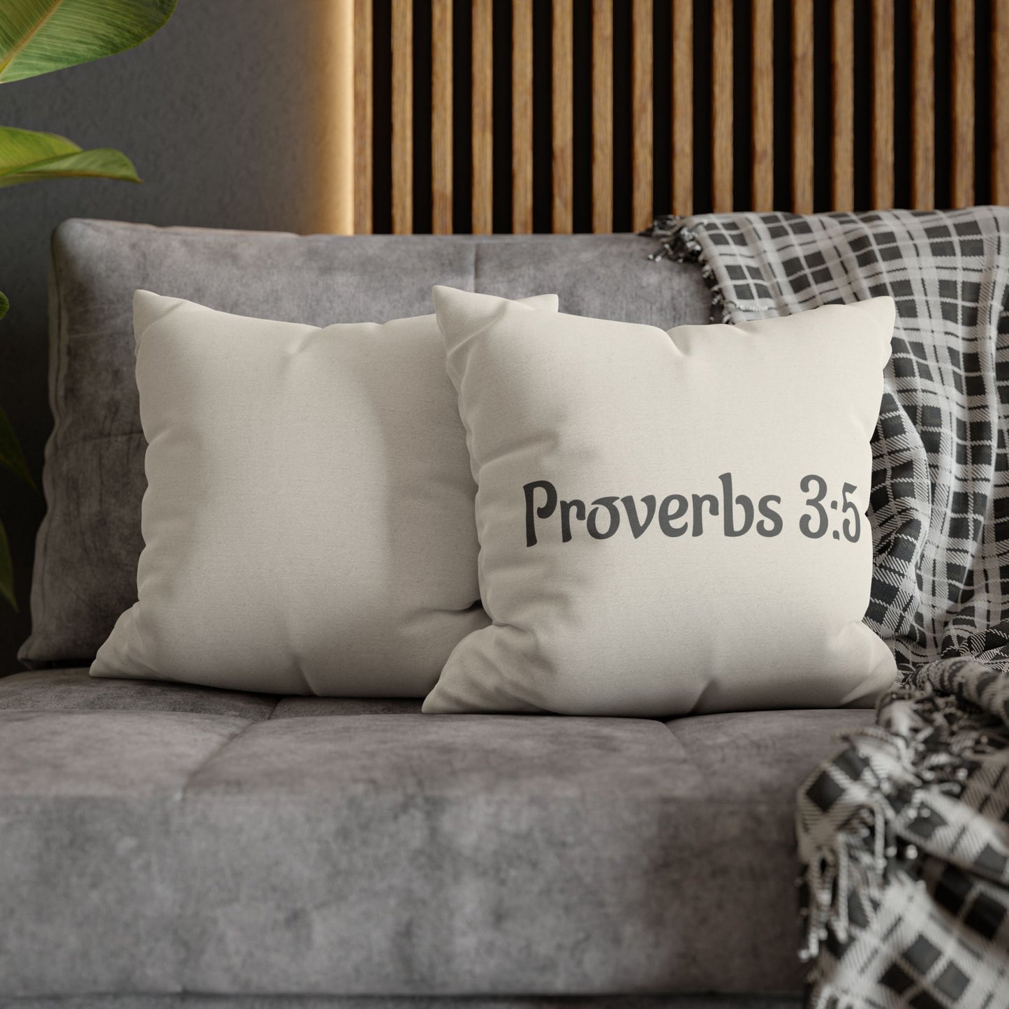 Charming Scripture Pillowcase (Proverbs 3:5)