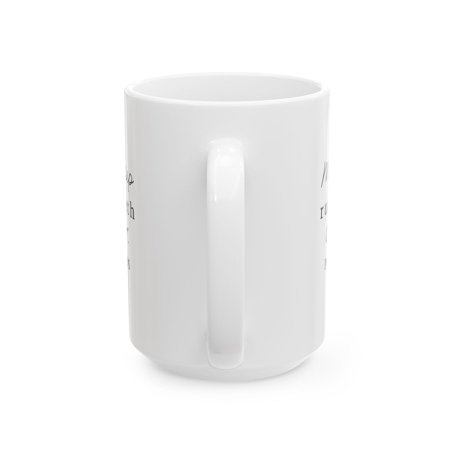 *NEW* Inspirational White Ceramic Mug (11oz, 15oz) | Psalm 23:5