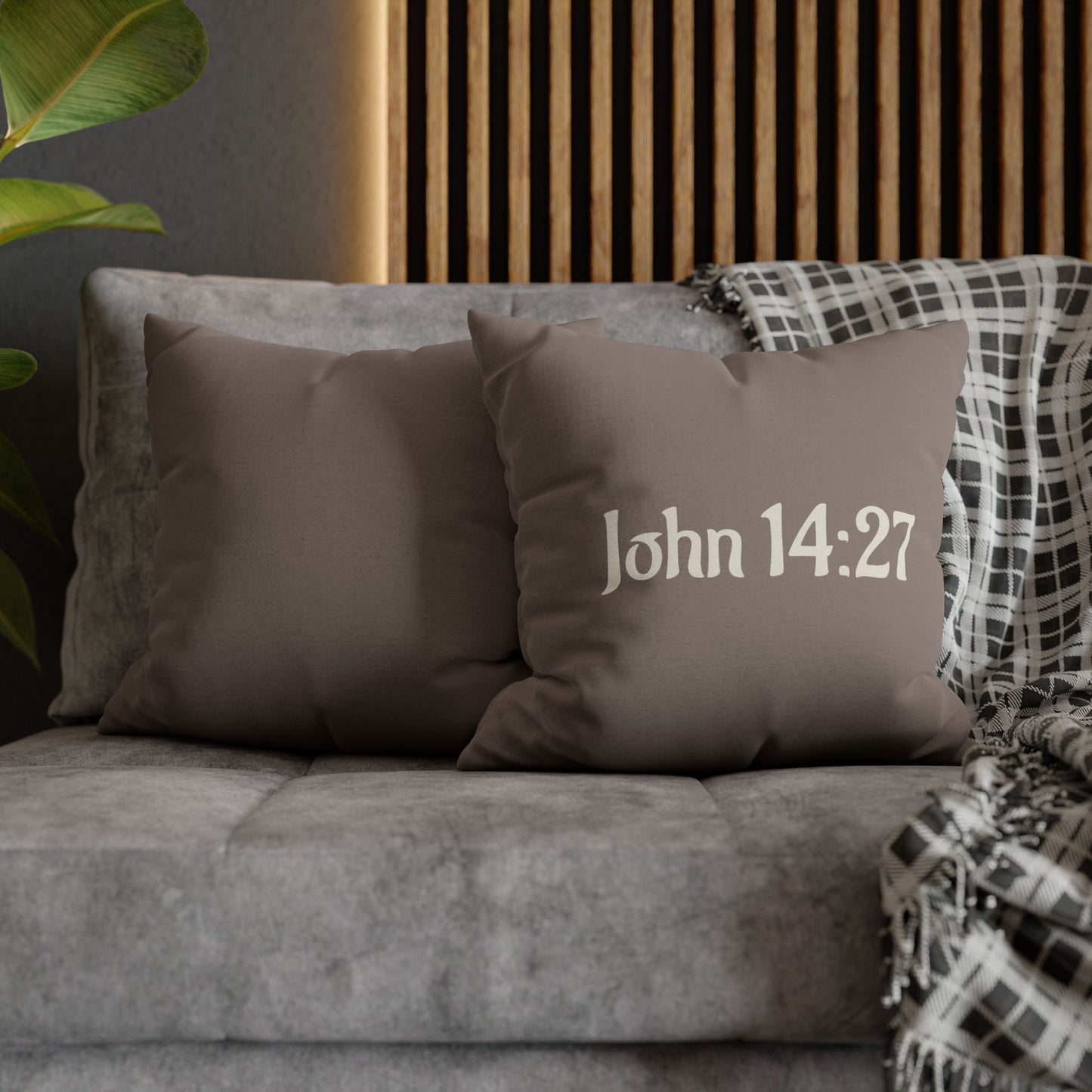 Charming Scripture Pillowcase (John 14:27)