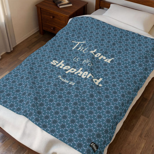 *NEW* Cozy Countryside Plush Blanket (Psalm 23)