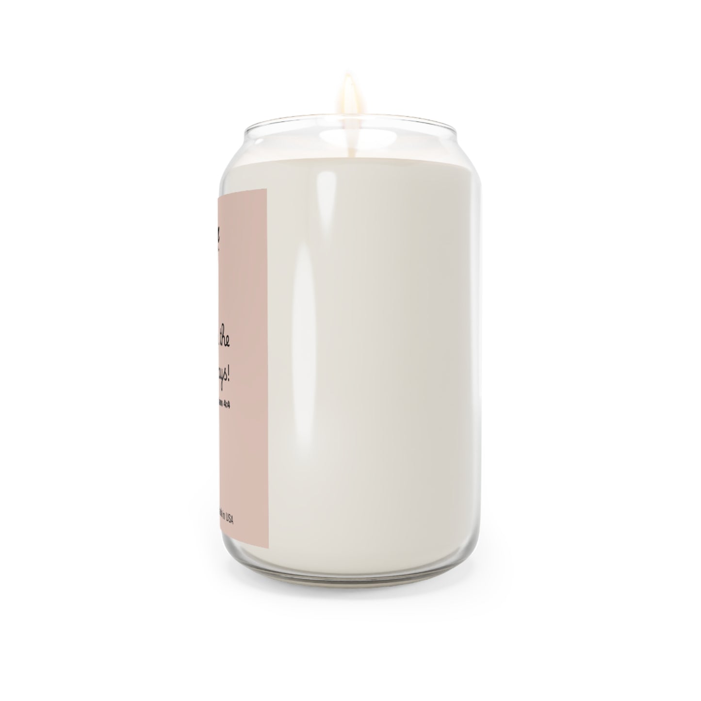 Philippians 4:4 | Scripture Scented Soy Candle (13.75oz)