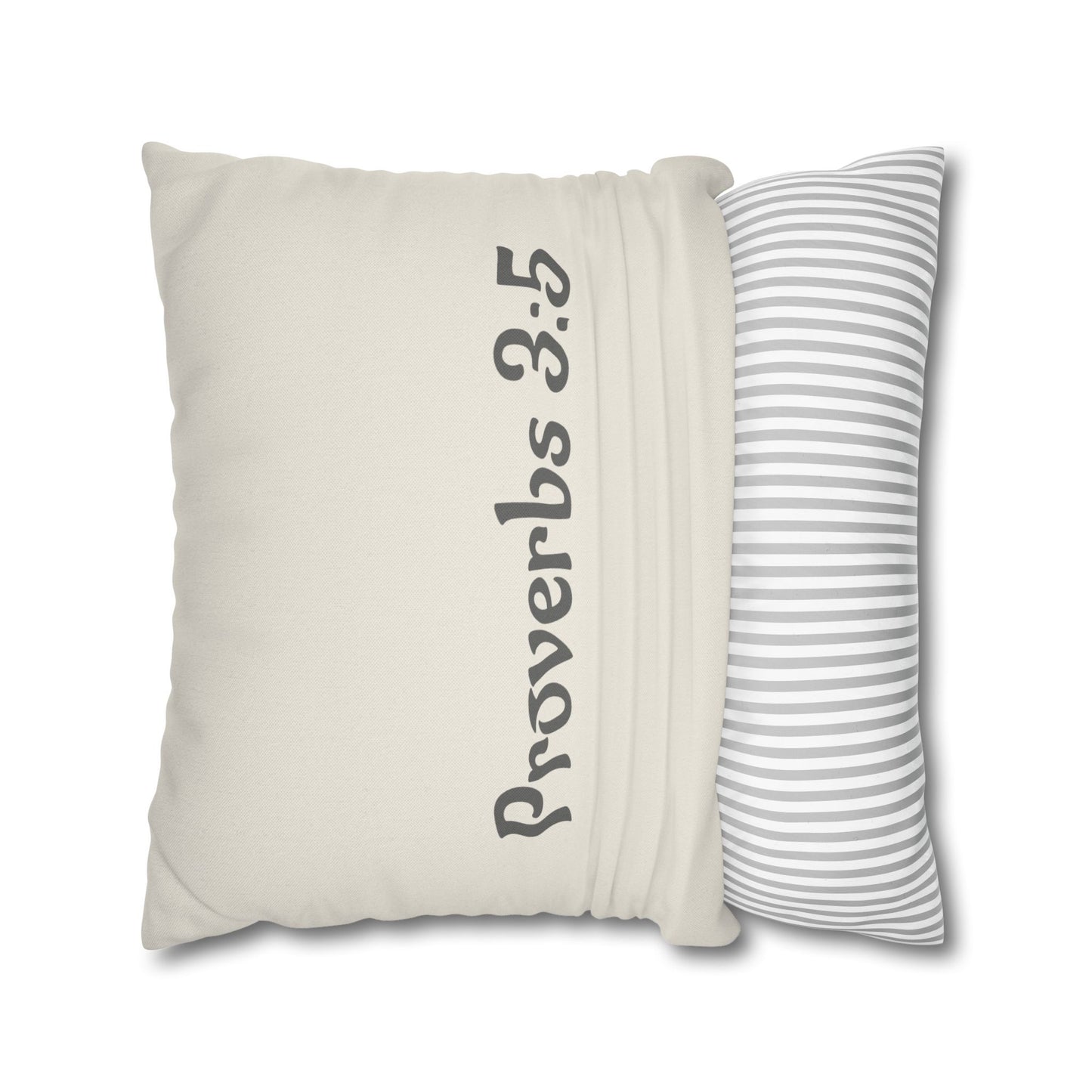 Charming Scripture Pillowcase (Proverbs 3:5)