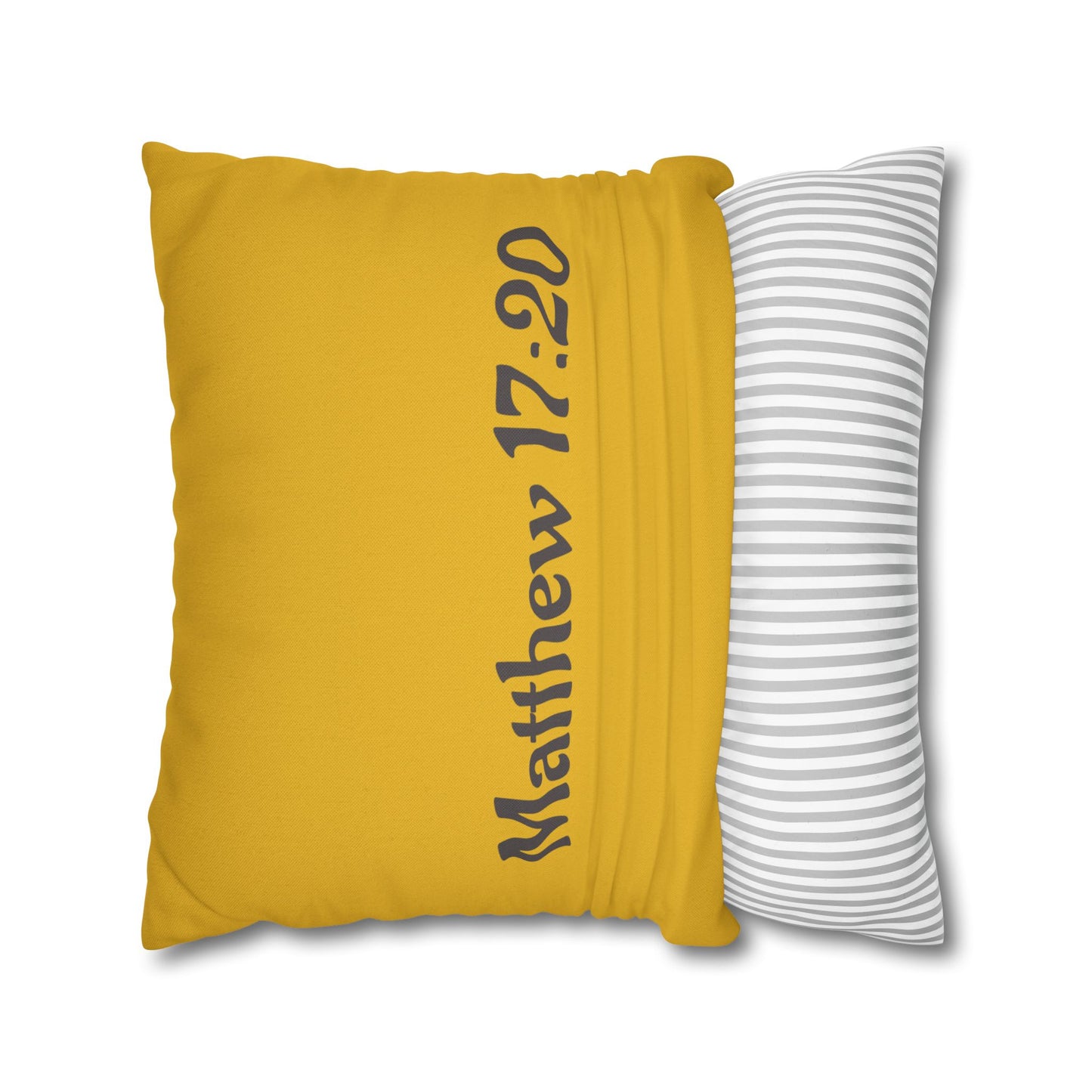Charming Scripture Pillowcase (Matthew 17:20)