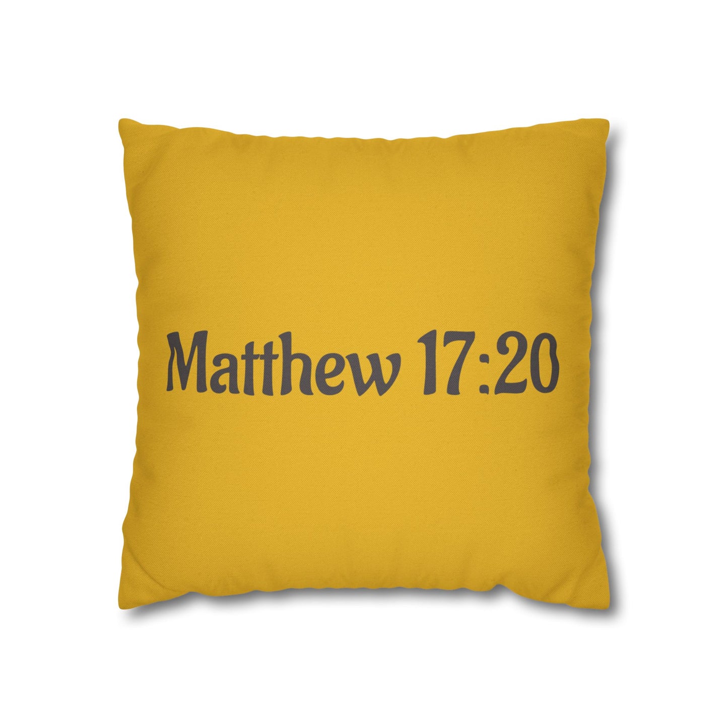 Charming Scripture Pillowcase (Matthew 17:20)