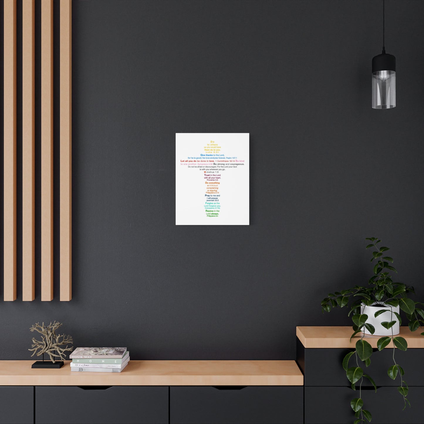 The Kids Cross - Unframed Canvas Wall Art