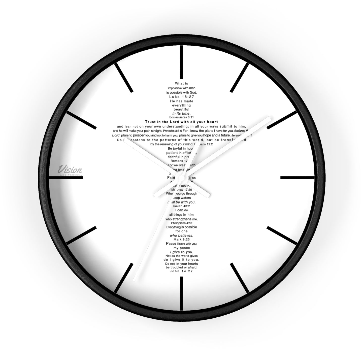 The Challenge Cross - Wall Clock