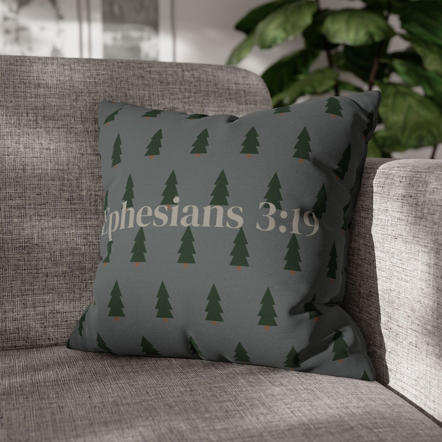 Charming Forest Pillowcase (Ephesians 3:19)