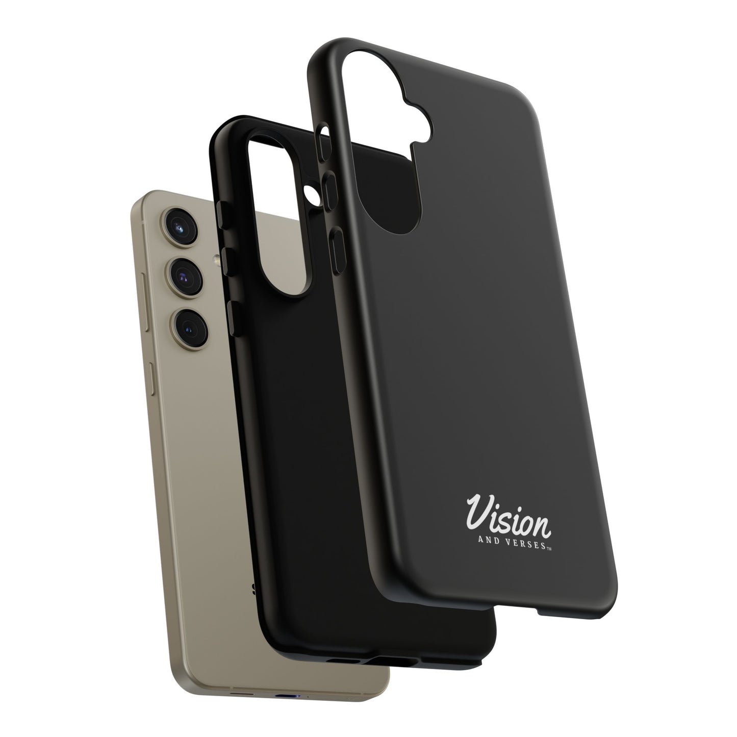 Black Vision and Verses Tough Phone Case