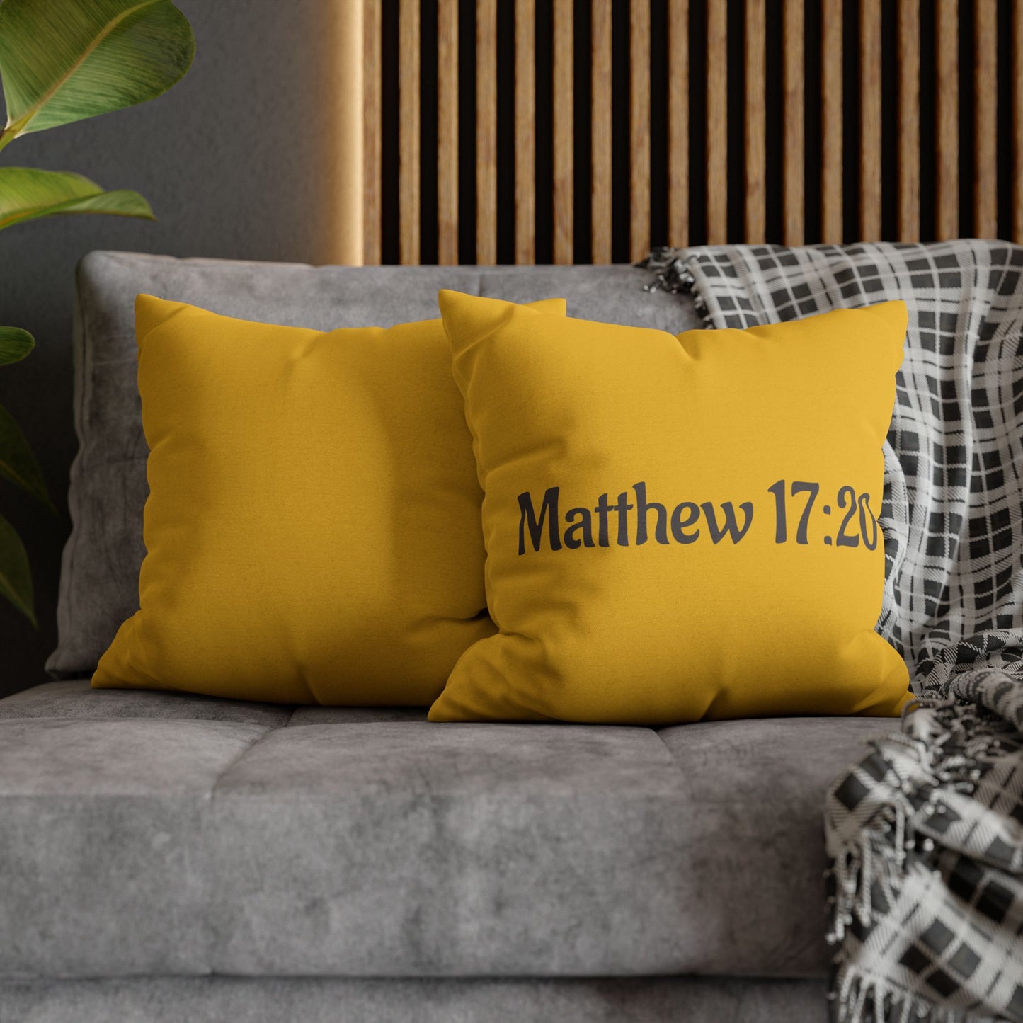 Charming Scripture Pillowcase (Matthew 17:20)