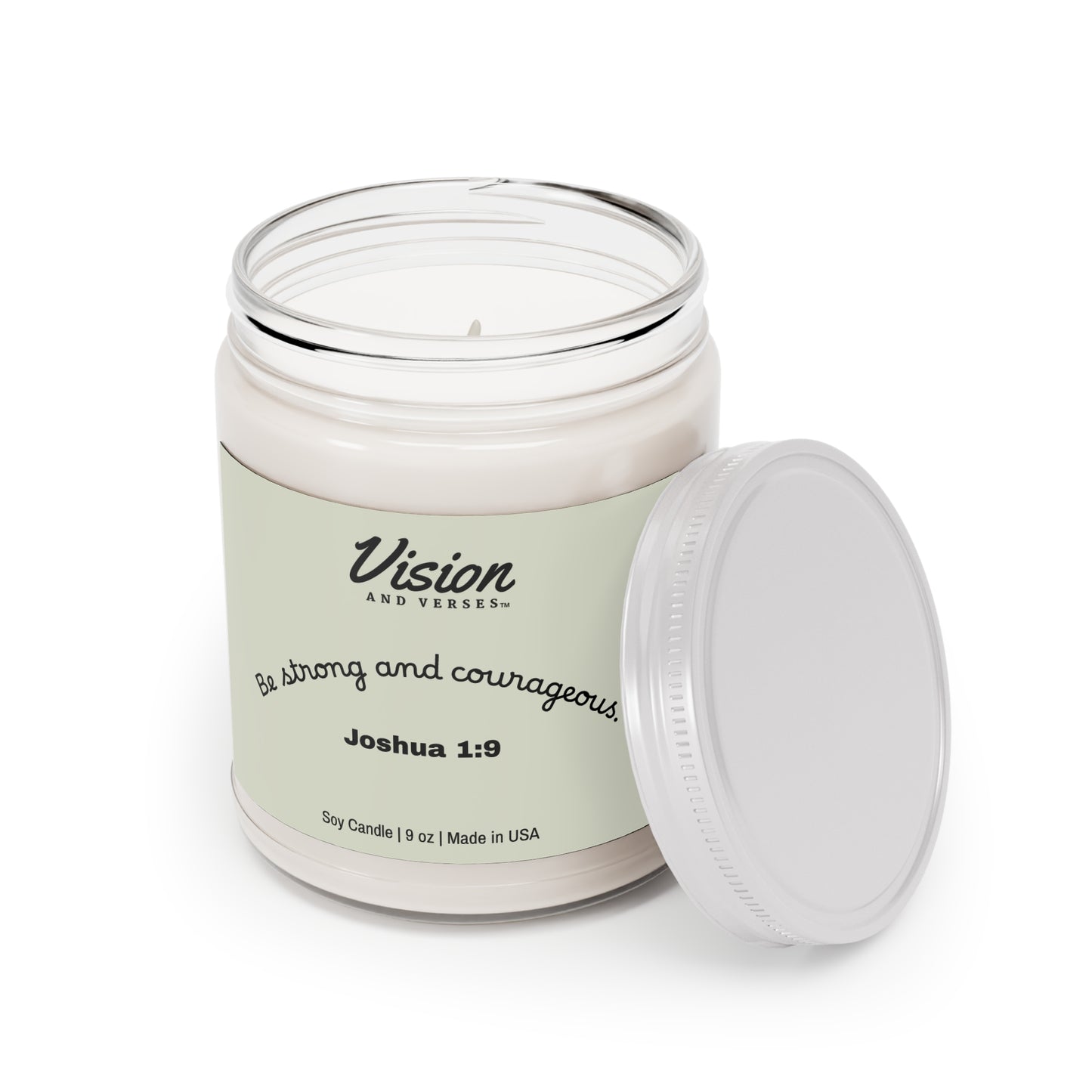 Joshua 1:9 | Scripture Scented Soy Candle (9oz)