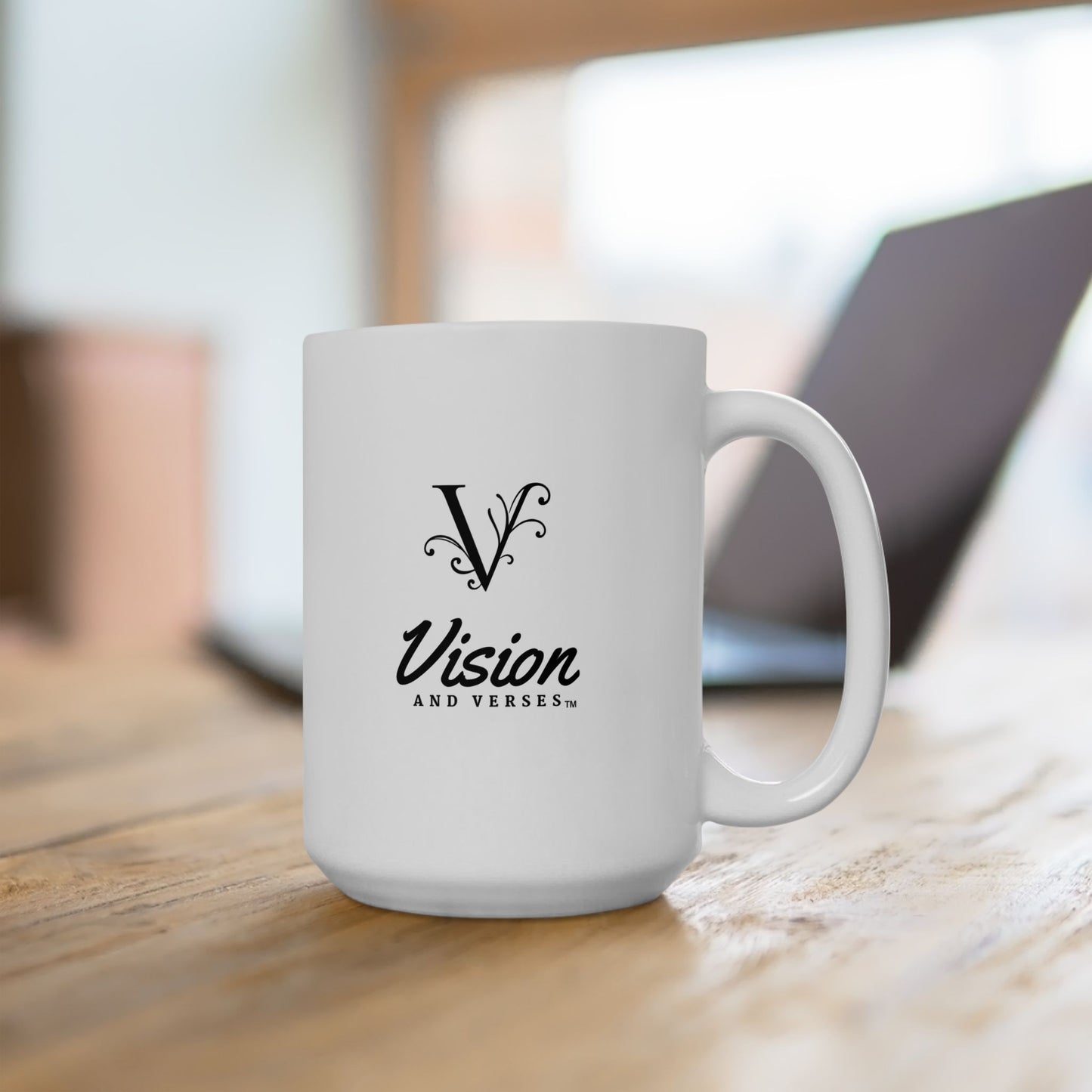 Elegant Vision and Verses Ceramic Mug