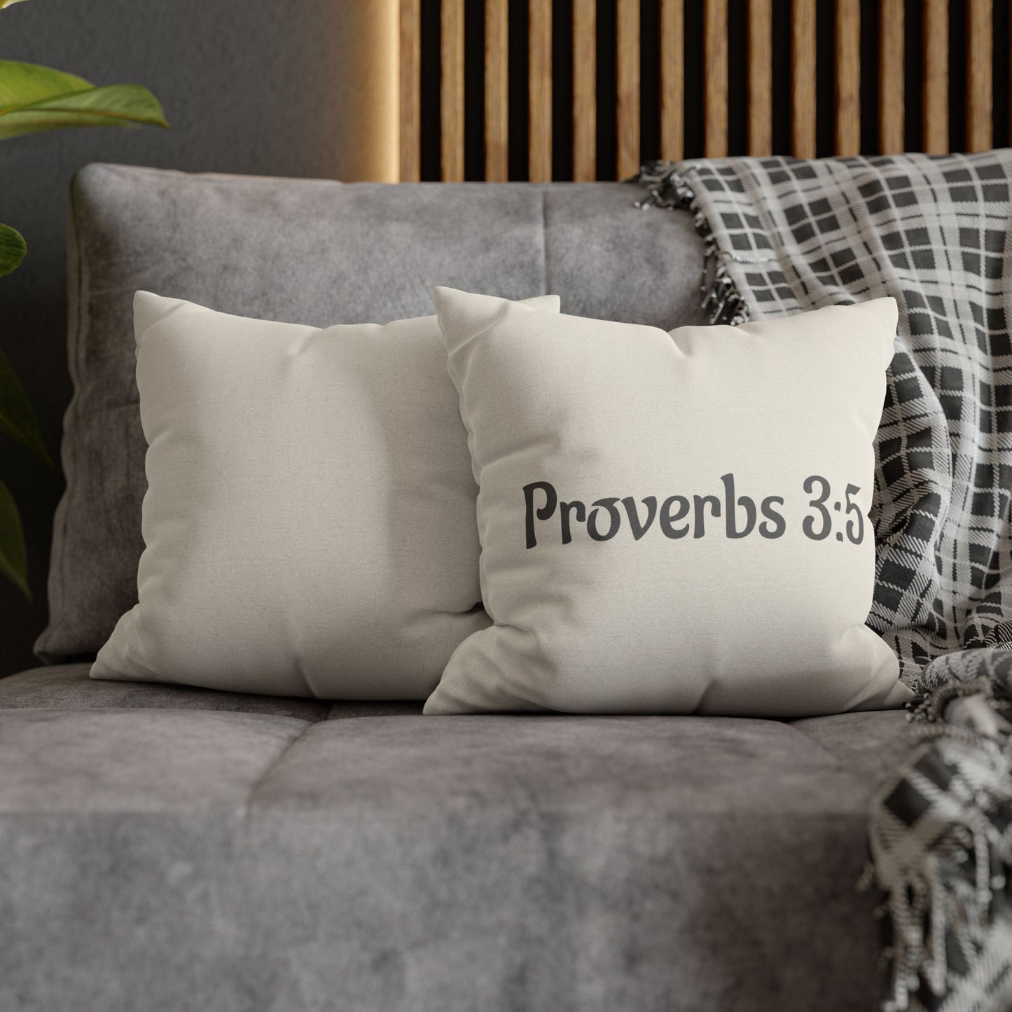 Charming Scripture Pillowcase (Proverbs 3:5)