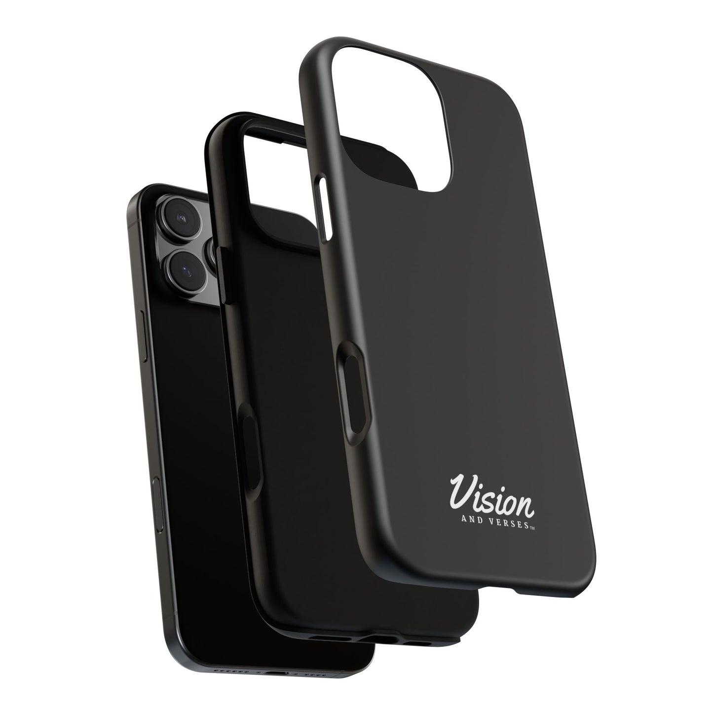 Black Vision and Verses Tough Phone Case