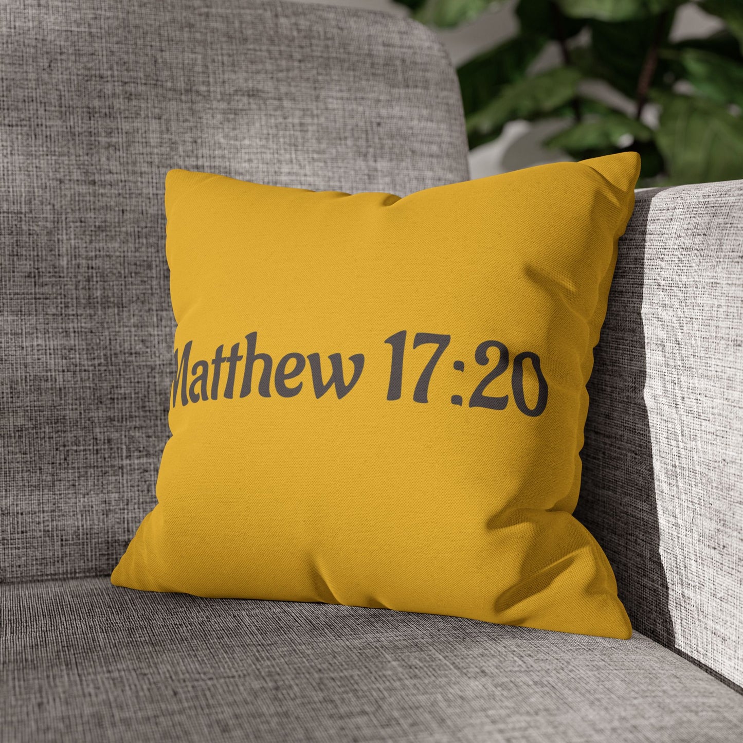 Charming Scripture Pillowcase (Matthew 17:20)