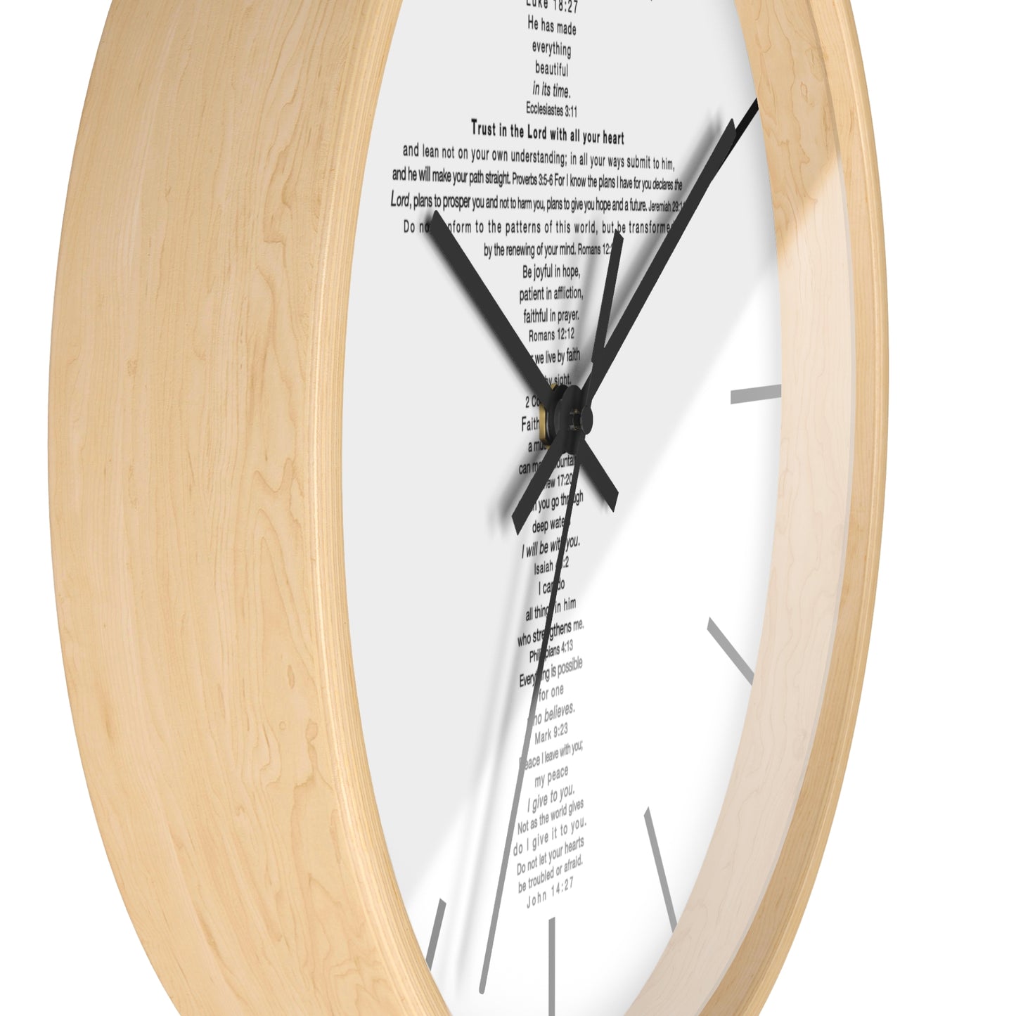 The Challenge Cross - Wall Clock