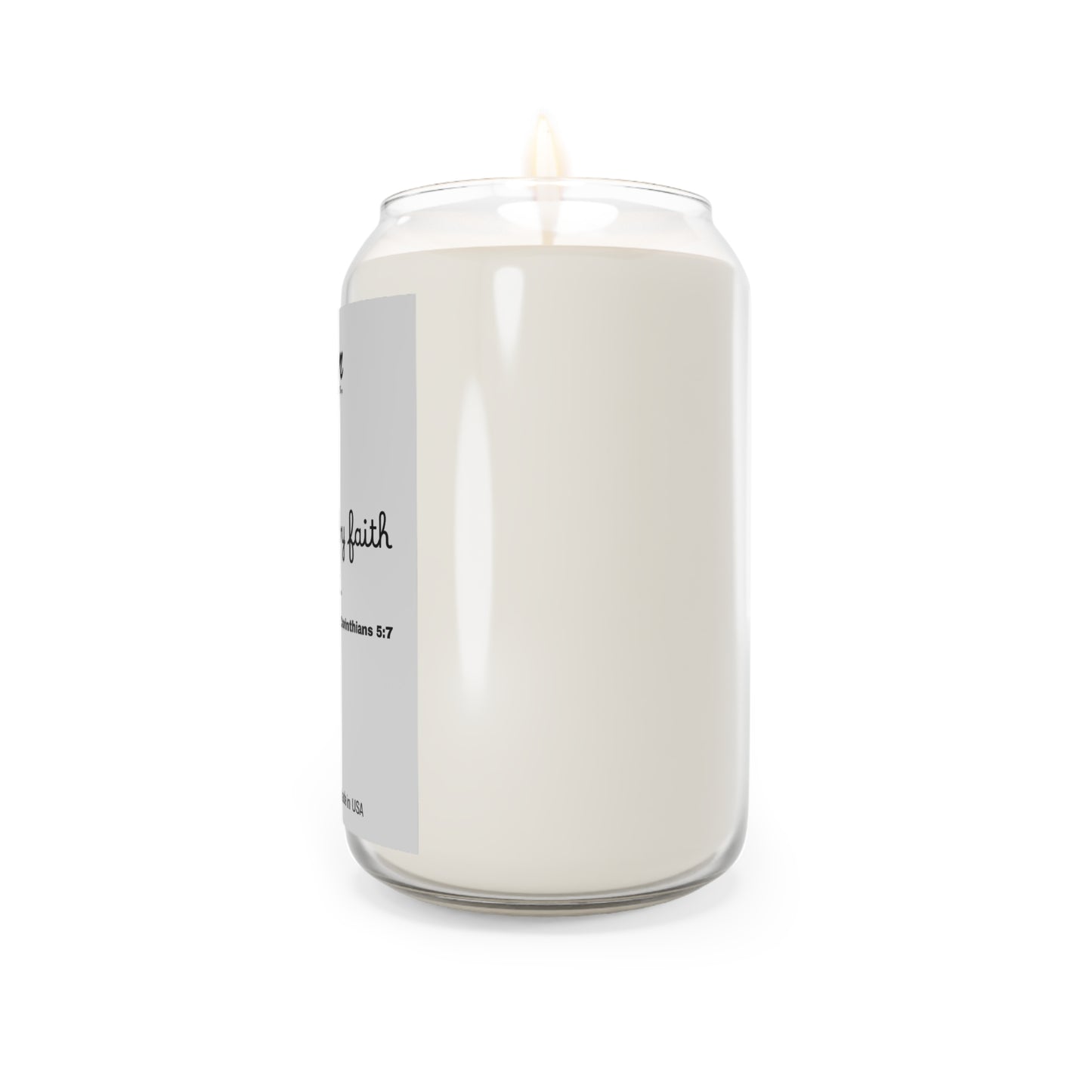 2 Corinthians 5:7 | Scripture Scented Soy Candle (13.75oz)