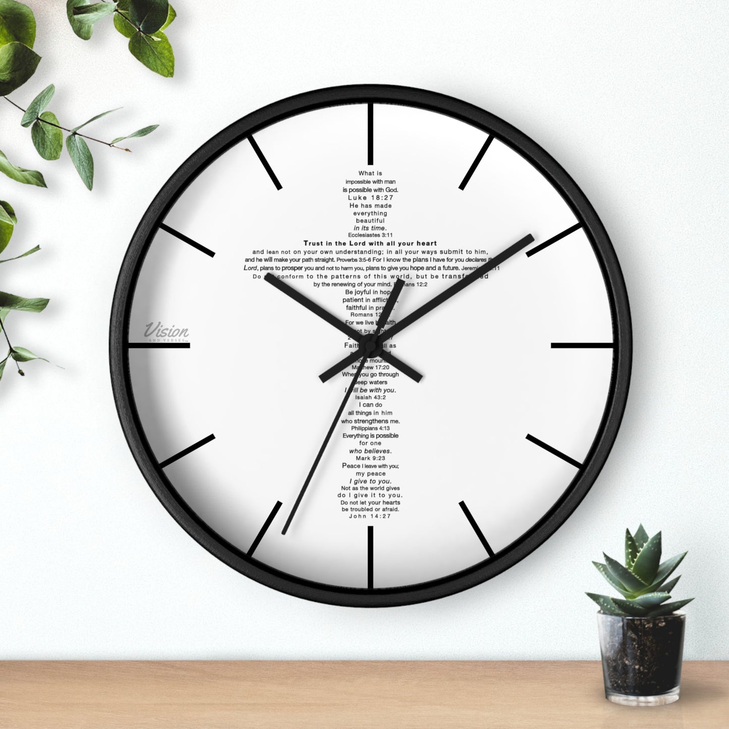 The Challenge Cross - Wall Clock
