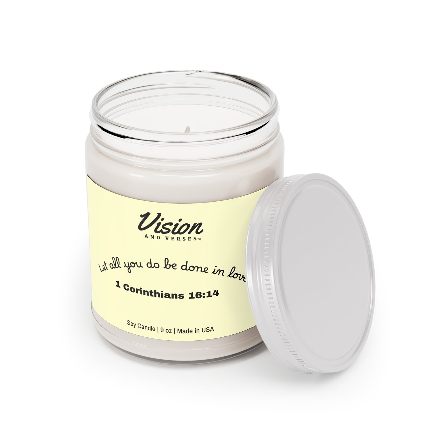 1 Corinthians 16:14 | Scripture Scented Soy Candle (9 oz)