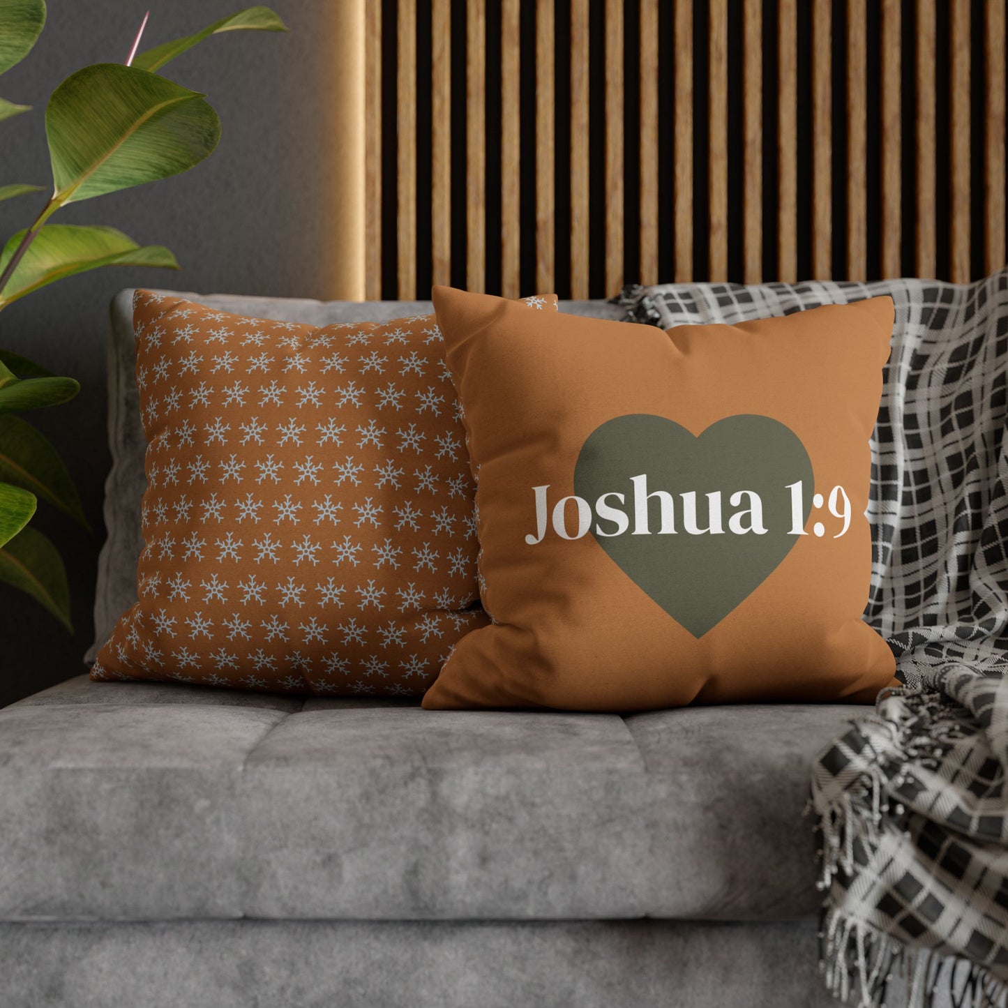Charming Polar Pillowcase (Joshua 1:9)
