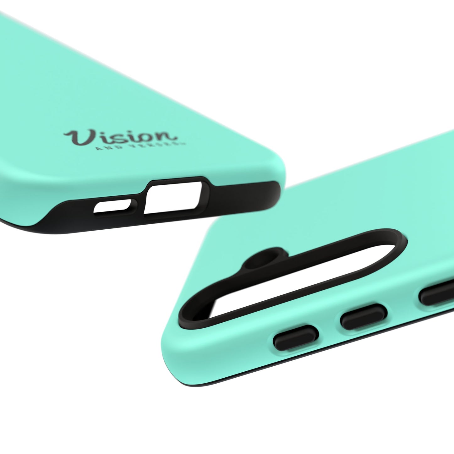 Aquamarine Vision and Verses Tough Phone Case