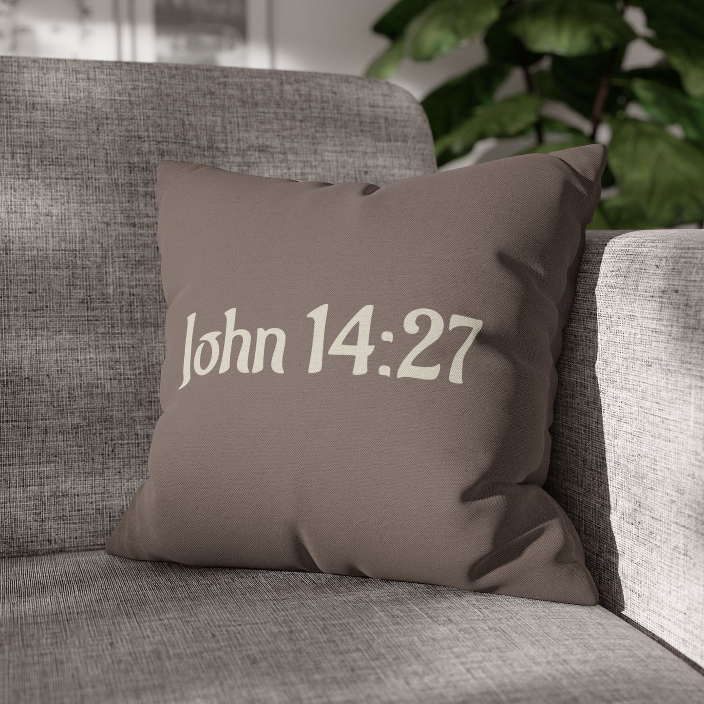 Charming Scripture Pillowcase (John 14:27)