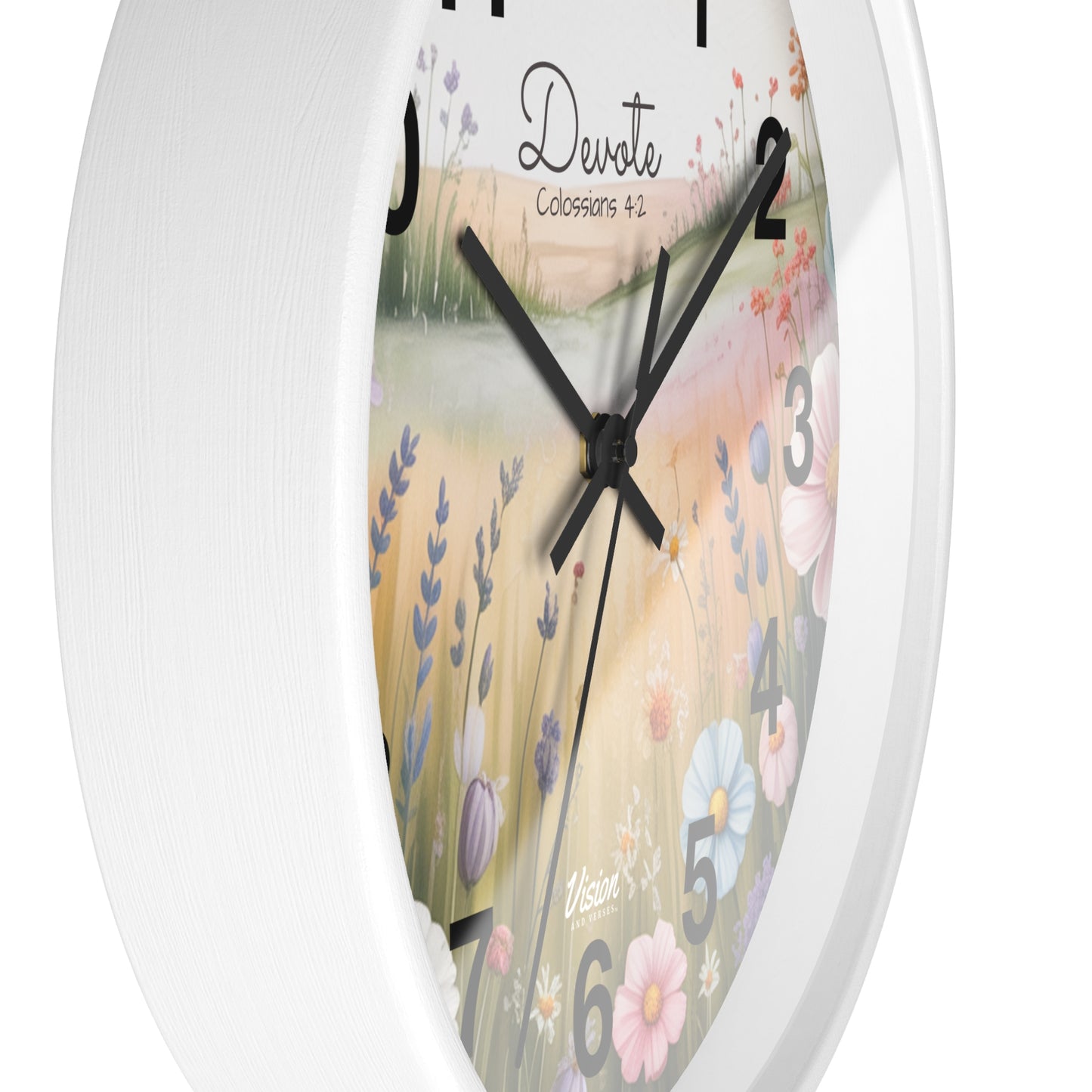 *NEW* Faithful "Devote" Wall Clock (Colossians 4:2)