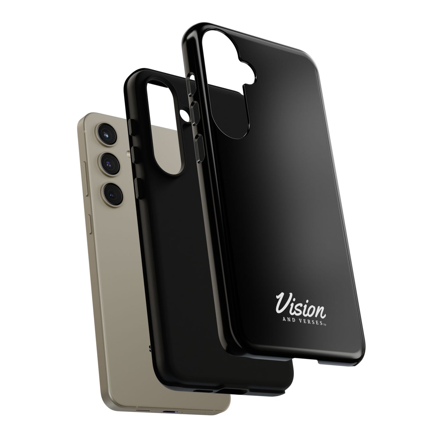 Black Vision and Verses Tough Phone Case
