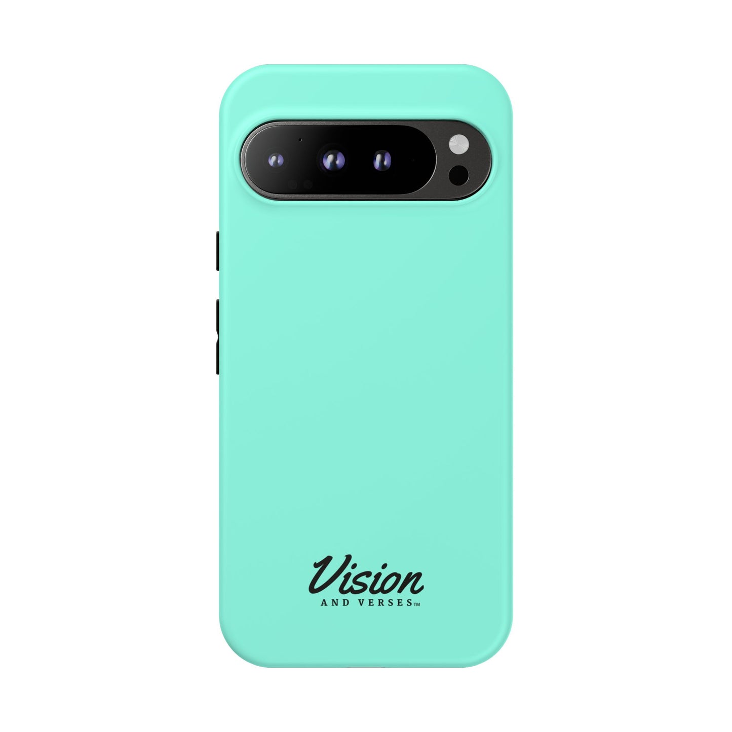 Aquamarine Vision and Verses Tough Phone Case