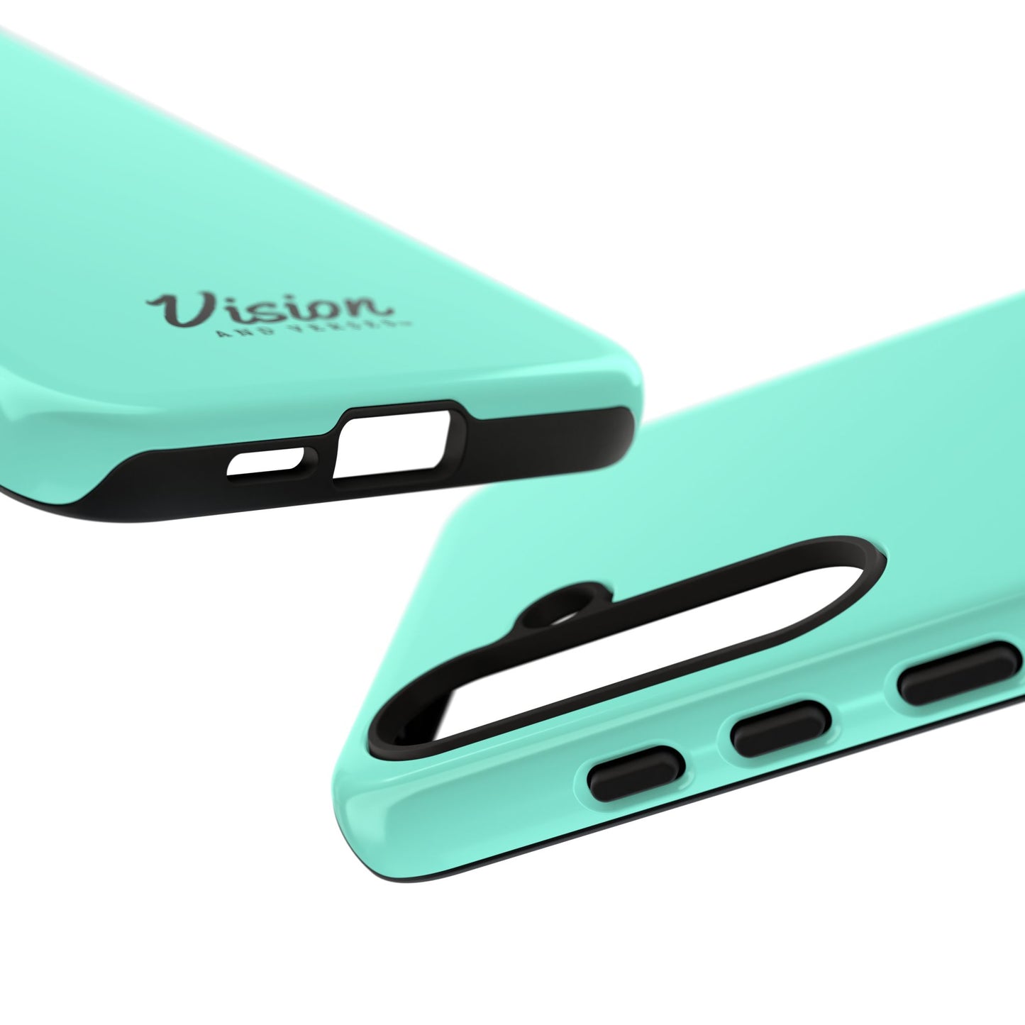 Aquamarine Vision and Verses Tough Phone Case