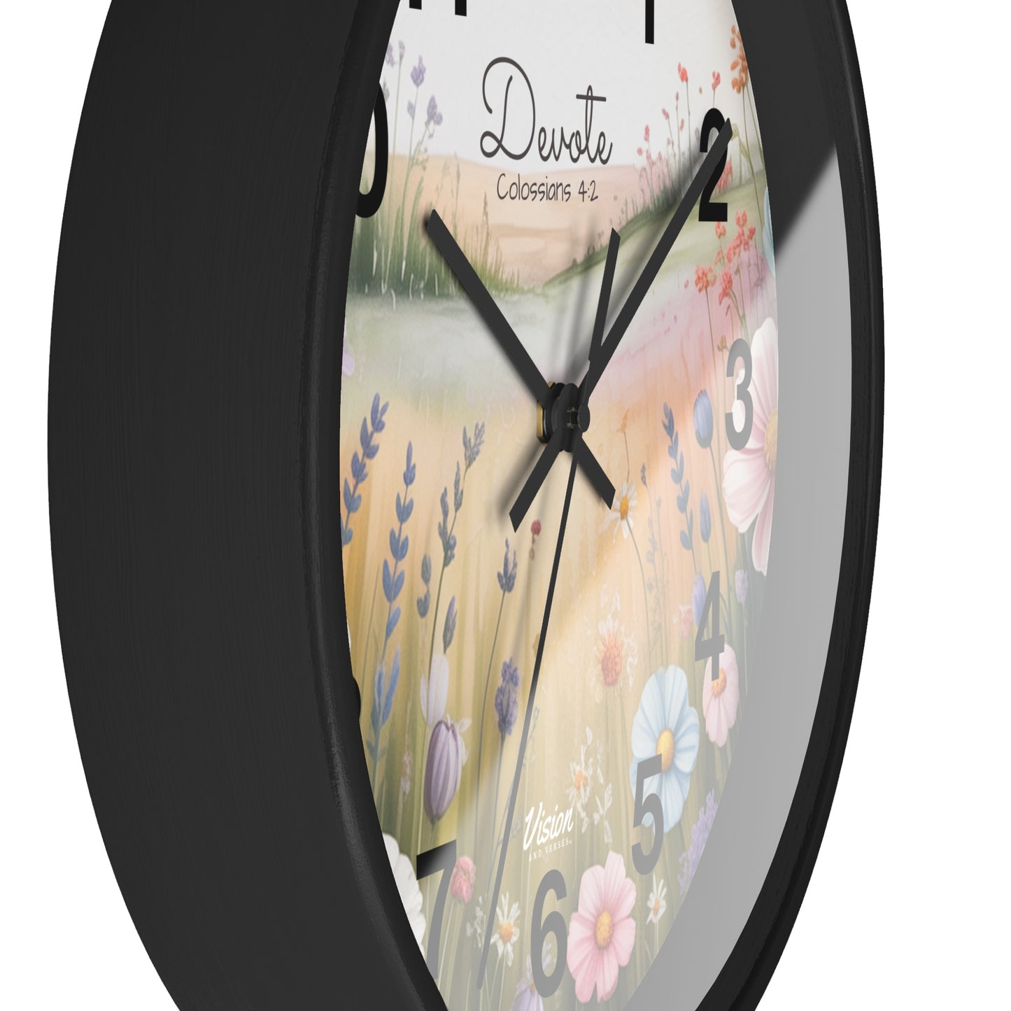 *NEW* Faithful "Devote" Wall Clock (Colossians 4:2)