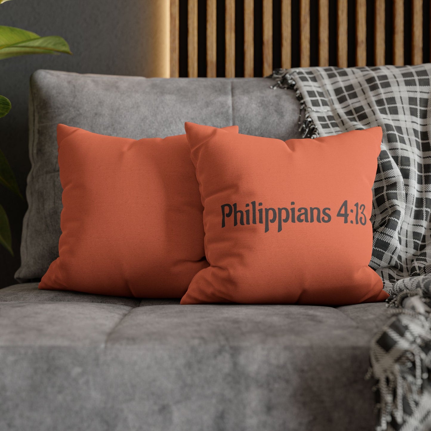 Charming Scripture Pillowcase (Philippians 4:13)