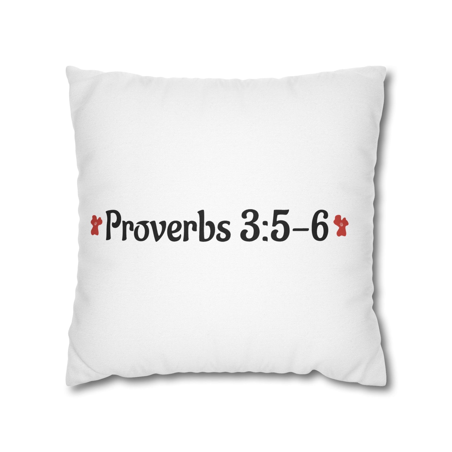 Charming Poppy Pillowcase (Proverbs 3:5-6)