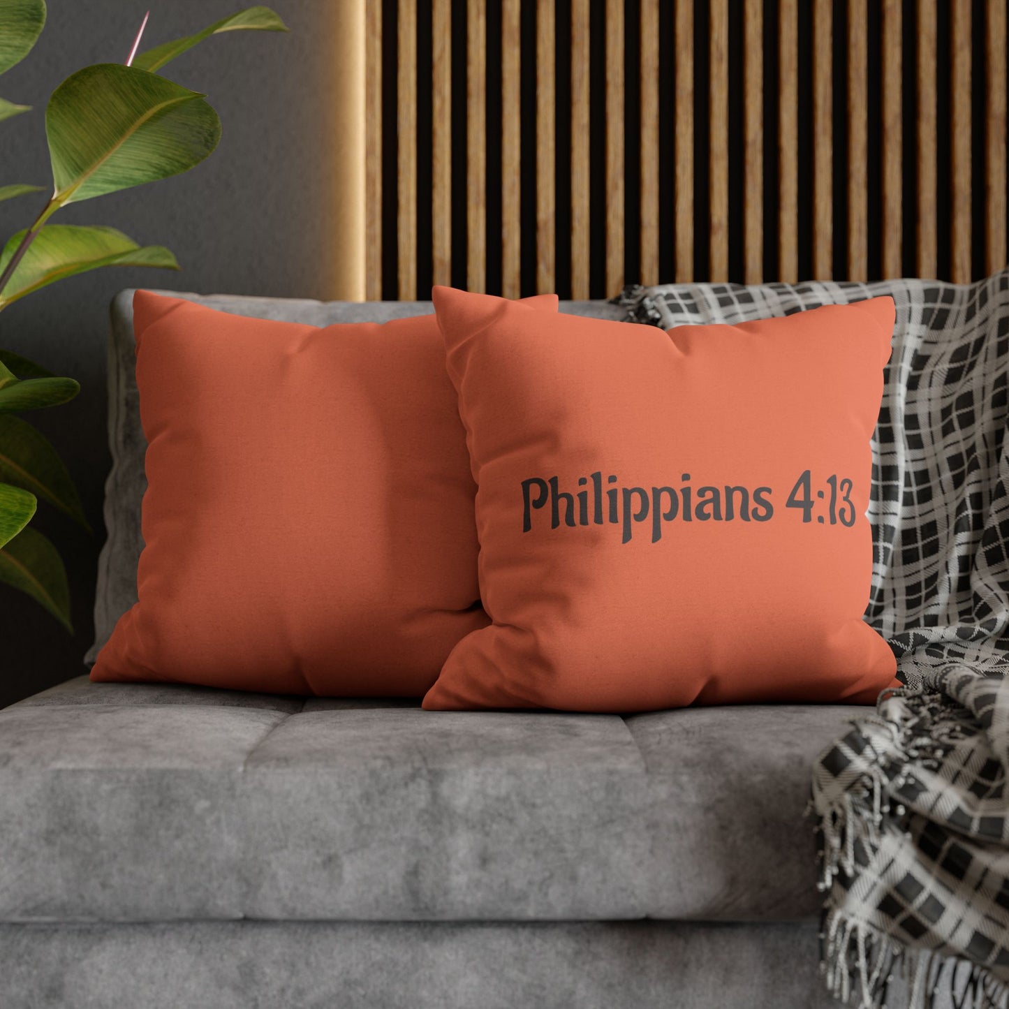 Charming Scripture Pillowcase (Philippians 4:13)