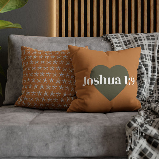 Charming Polar Pillowcase (Joshua 1:9)